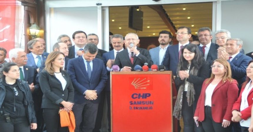 CHP tam kadro Samsun'da CHP tam kadro Samsun'da