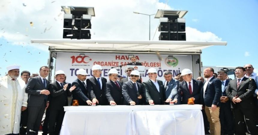 Havza'ya beşli yatırım Havza'ya beşli yatırım