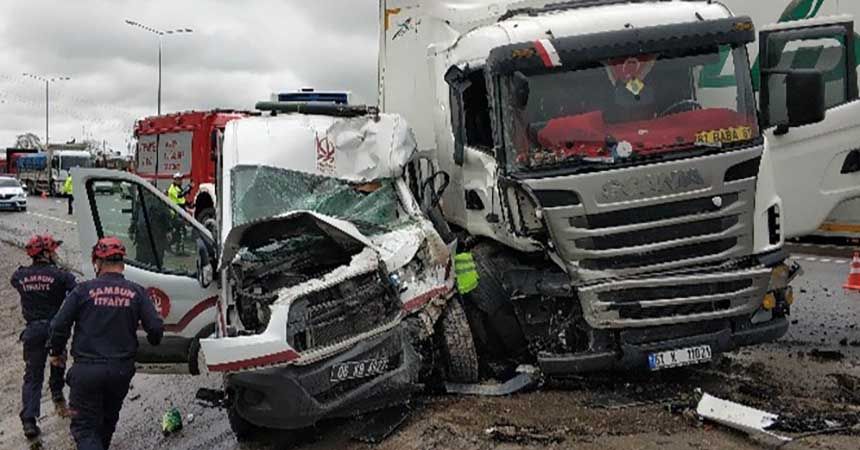 Trafik kazalarında acı bilanço