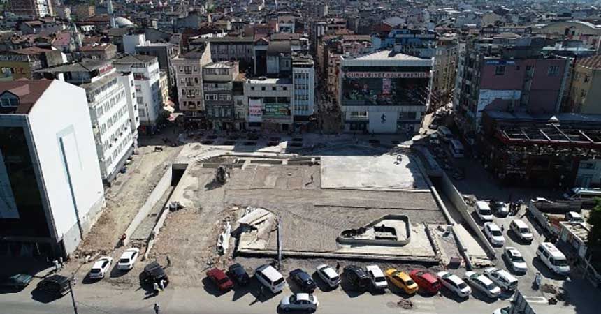 Fatsa meydanına kavuşuyor