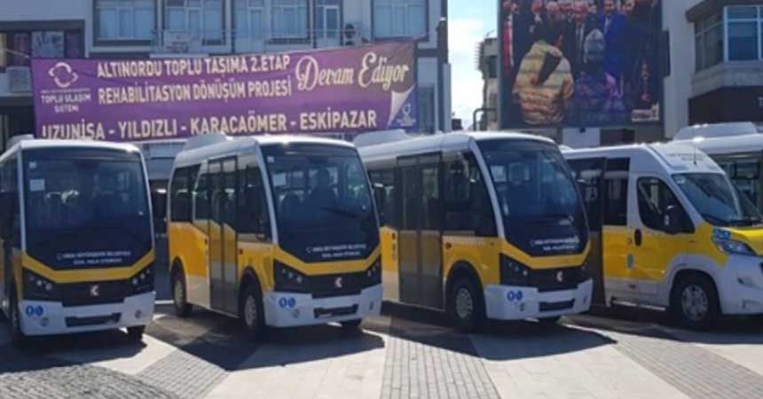 Altınordu'da 4 toplu taşıma kooperatifi birleşti