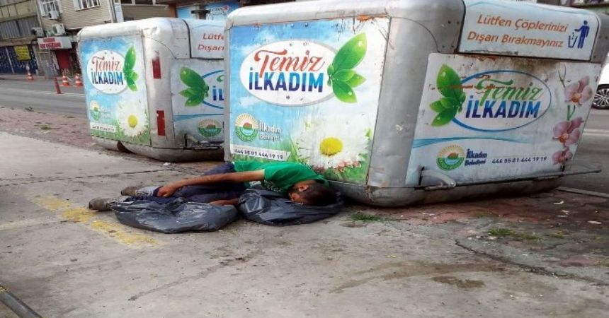 Çöpçüler bu halde buldu