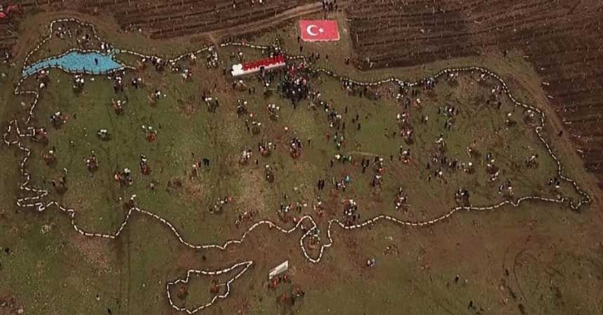 Kurtuluş ormanına 19 bin 19 fidan Kurtuluş ormanına 19 bin 19 fidan
