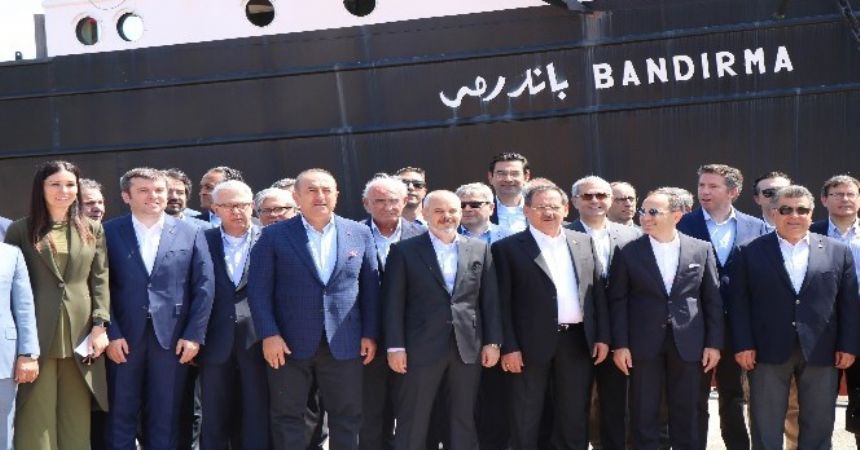 Büyükelçiler Bandırma Vapuru'nda Büyükelçiler Bandırma Vapuru'nda