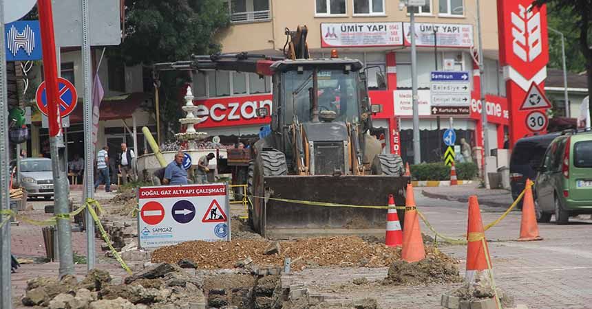Kavak'ta doğalgaz heyecanı Kavak'ta doğalgaz heyecanı
