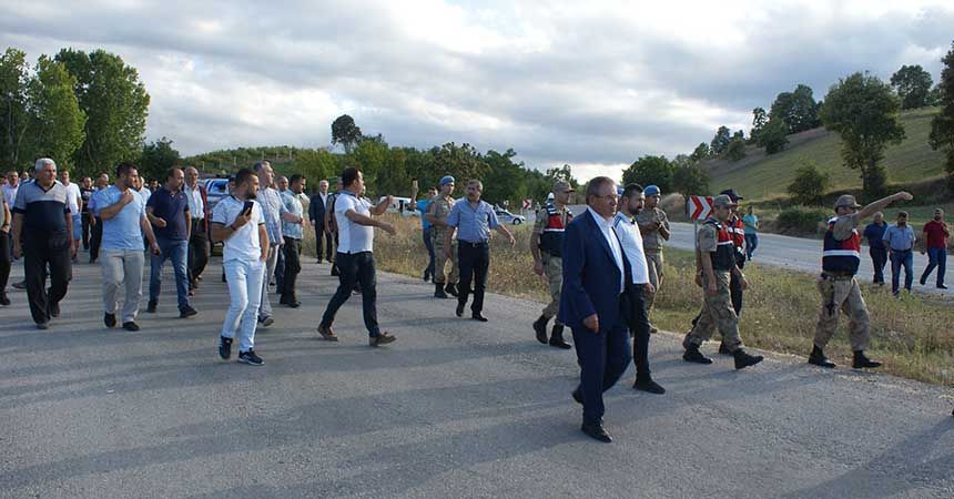 Vezirköprülüler 'Yol ver Ankara' dedi