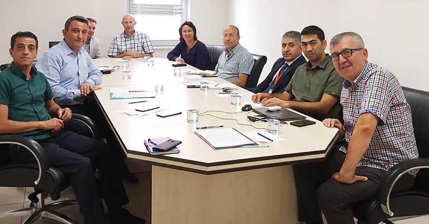 OMÜ'de yönetim sendikalarla görüştü OMÜ'de yönetim sendikalarla görüştü