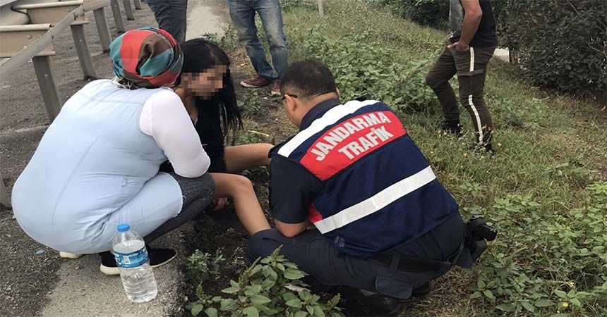Onu gören işçiler telefona sarıldı!