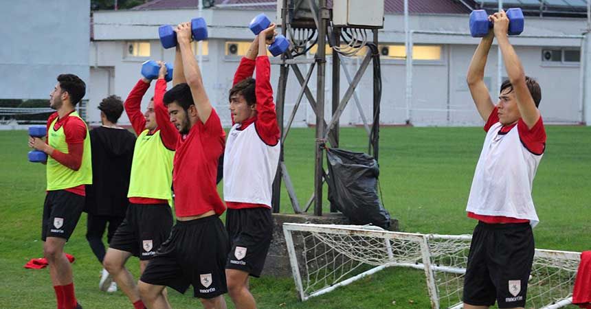 Samsunspor U19 kuvvet çalıştı