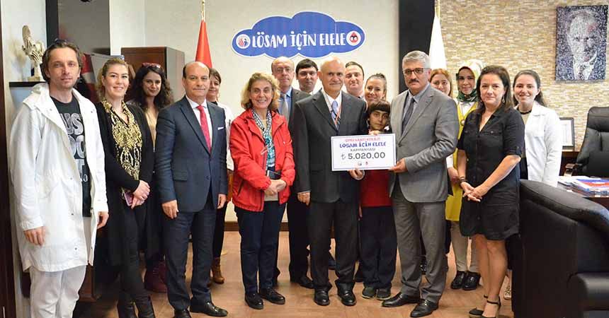 OMÜ Vakfı Koleji'nden LÖSAM'a bağış