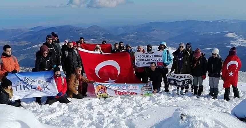 Dağcılardan Sarıkamış tırmanışı