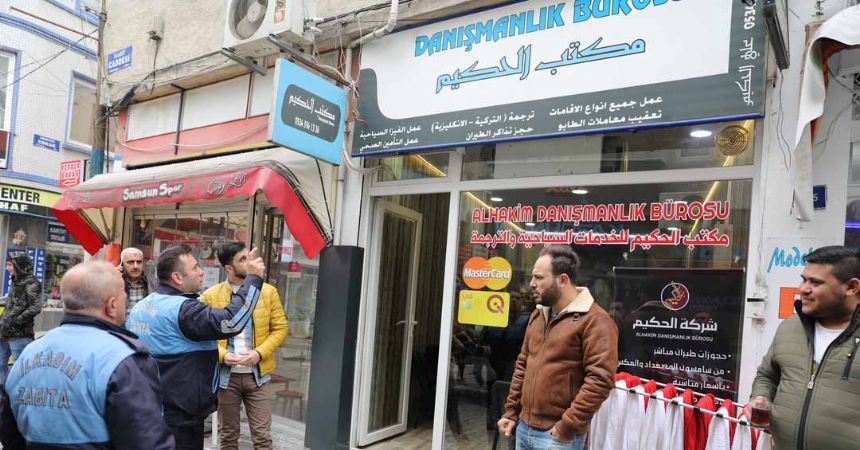 Yabancı tabelalara sıkı takip Yabancı tabelalara sıkı takip