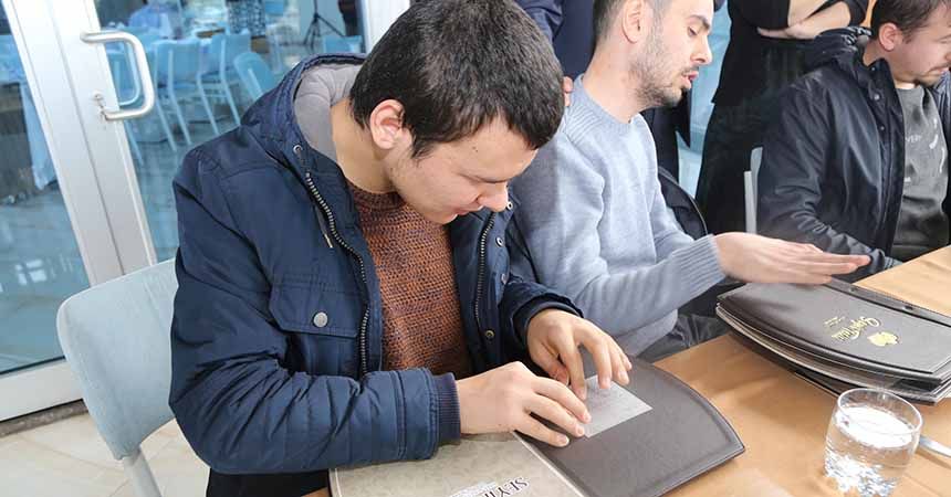 Atakum'da 'engelsiz' menü