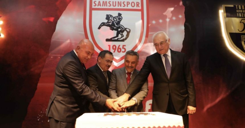Samsunspor 55’inci yaşını kutladı