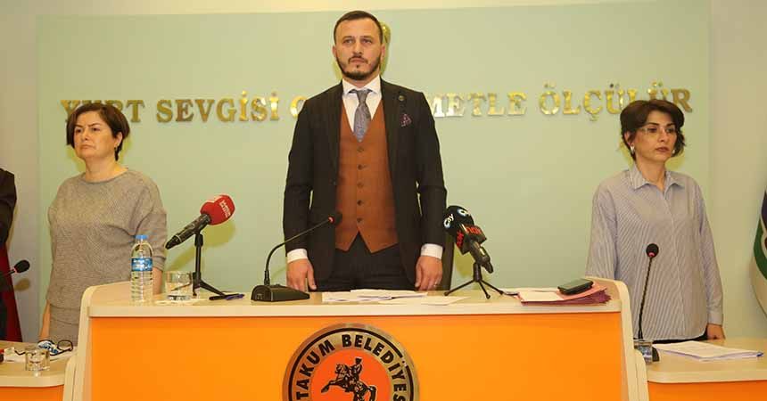 Atakum Meclisi'nde şehitler için ortak bildiri Atakum Meclisi'nde şehitler için ortak bildiri