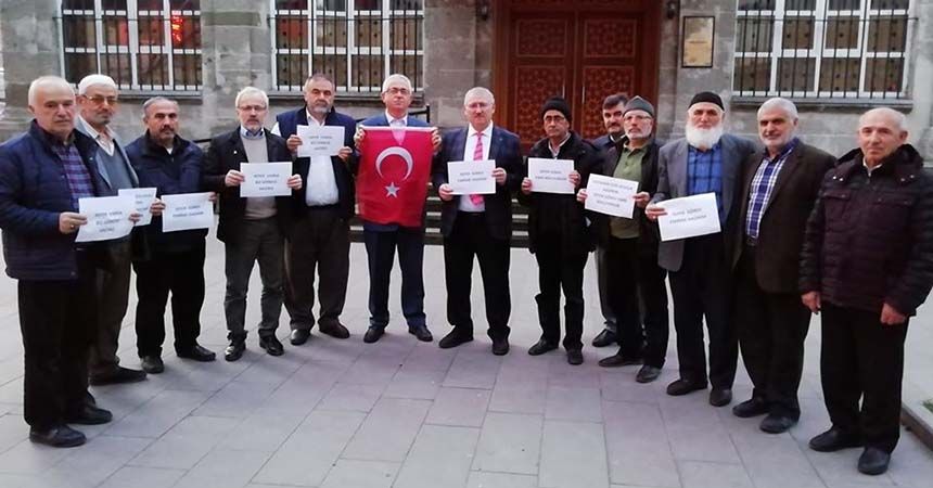 'Şehitlik hakkımızı istiyoruz' 'Şehitlik hakkımızı istiyoruz'