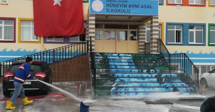 Atakum'da koronavirüs tedbirleri Atakum'da koronavirüs tedbirleri