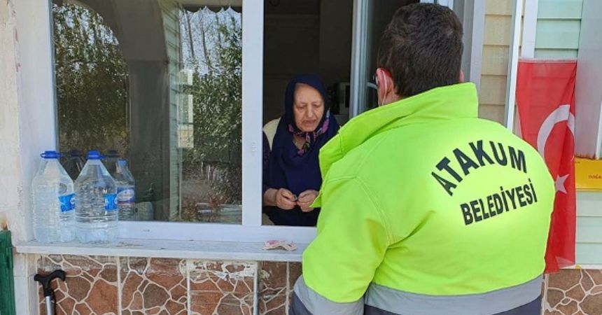 Atakum'da dayanışma yaşama dokundu Atakum'da dayanışma yaşama dokundu