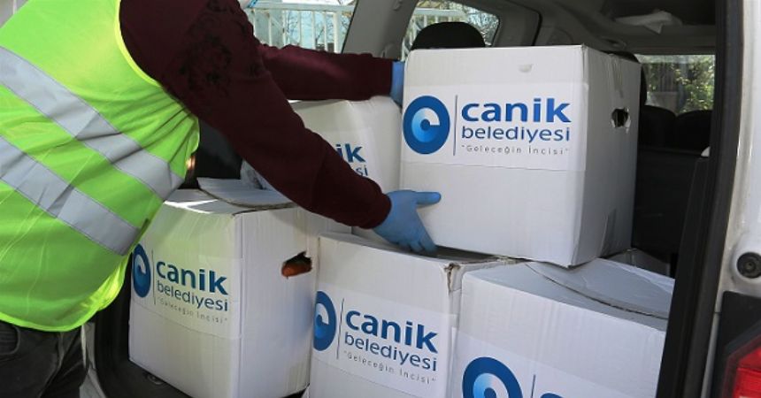 Canik'ten esnafa yardım eli Canik'ten esnafa yardım eli