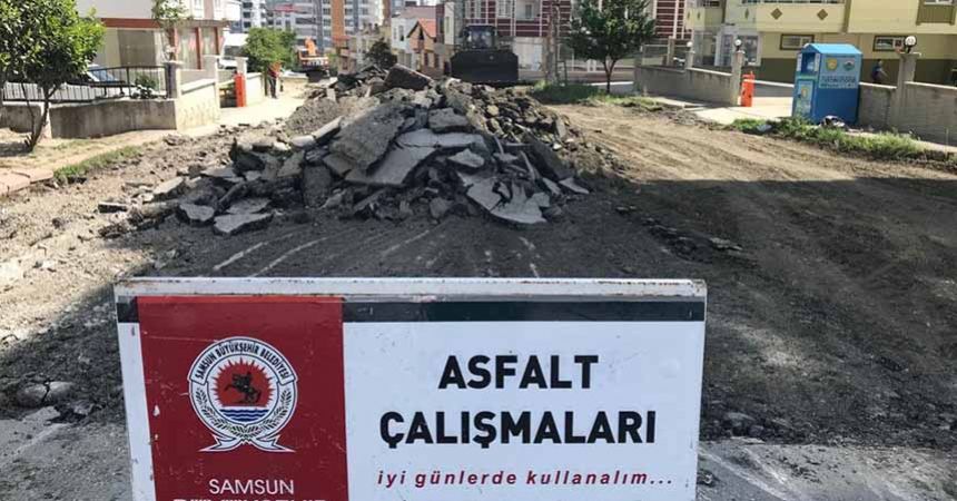 Büyükşehir'in yol çalışmaları sürüyor Büyükşehir'in yol çalışmaları sürüyor