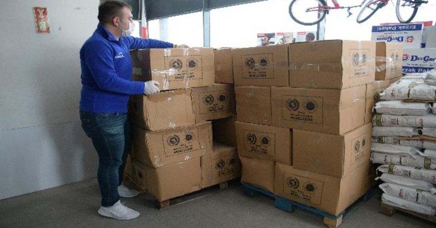 STSO'dan gıda yardımı STSO'dan gıda yardımı