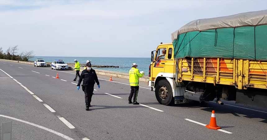 Samsun'da 448 bin 914 araç kontrol edildi