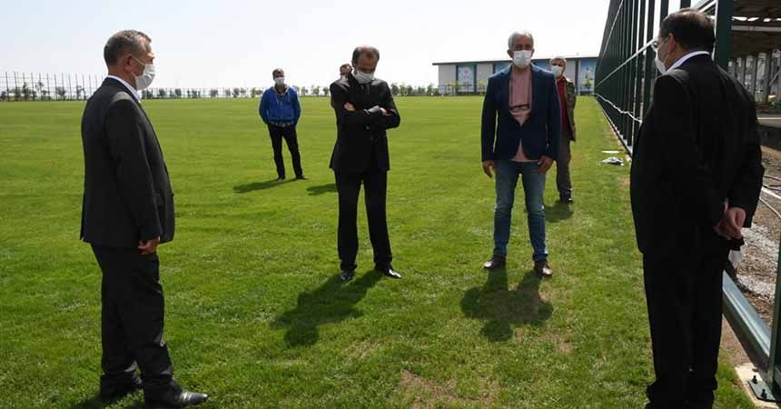 Demir, altyapı tesislerini inceledi