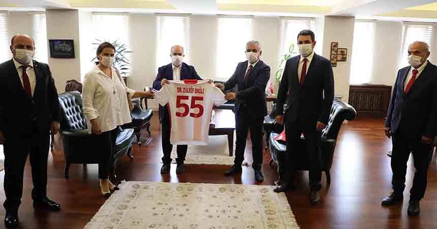 Vali Zülküf Dağlı'ya 'hayırlı olsun' ziyareti