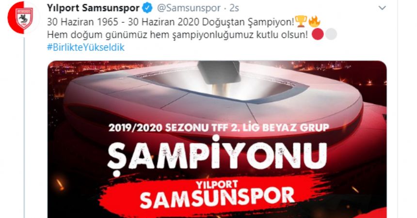 Şampiyonluk kutlamaları başladı