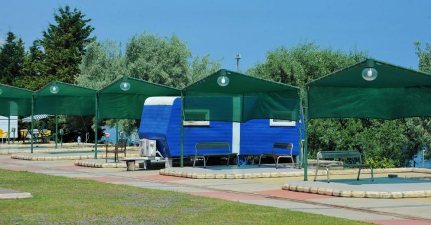 Karavan parkı açıldı