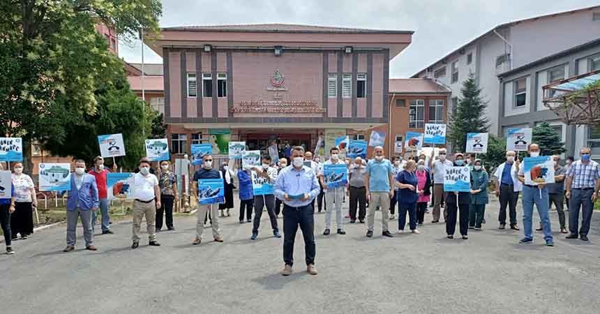 Sağlıkçılardan 'döner sermaye' protestosu