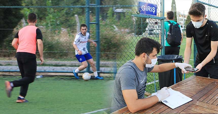 Halı sahalarda 'kontrollü' spor dönemi Halı sahalarda 'kontrollü' spor dönemi