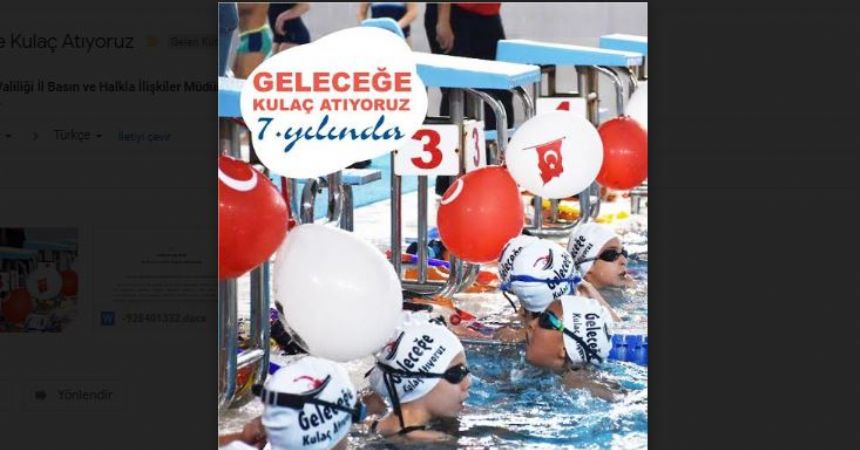 64 bin öğrenci yüzme öğrendi