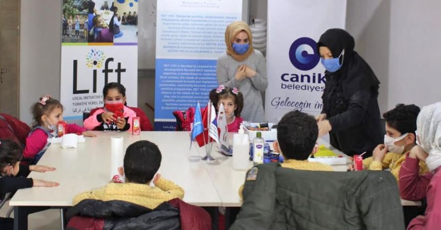 Canik'te çocuklara ruhsal destek