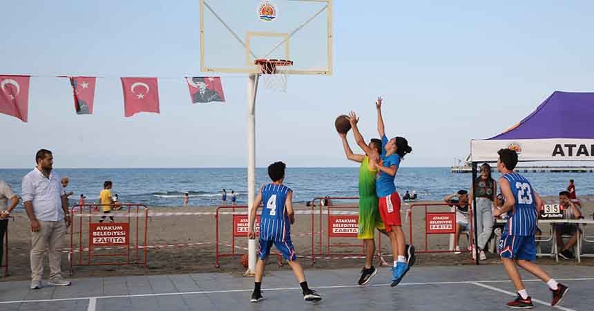 Basketbolun kalbi Atakum'da attı Basketbolun kalbi Atakum'da attı