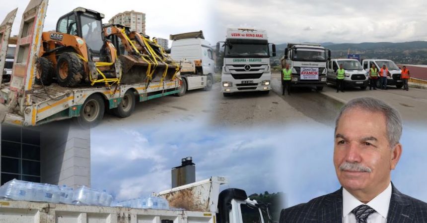 Sel bölgesine yardım eli