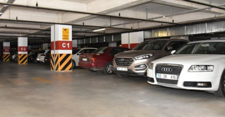 OMÜ'de otopark sayısı arttı