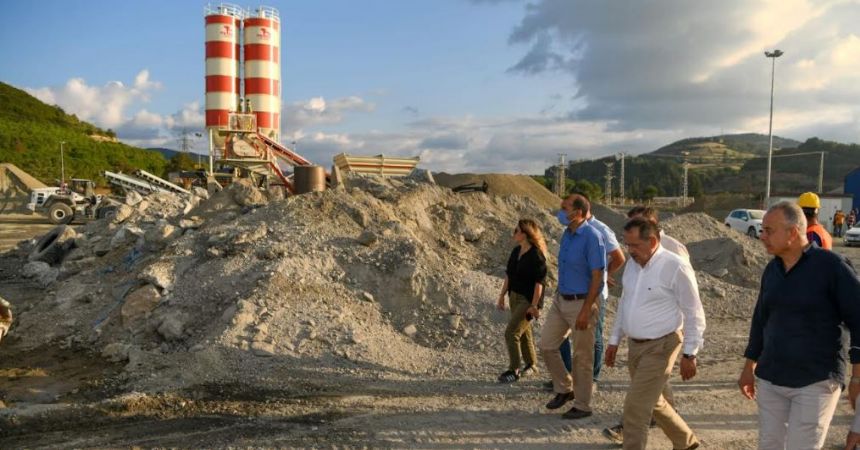 Büyükşehir'e beton santrali