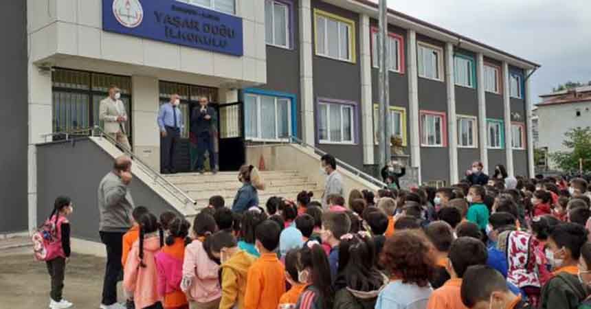 Kavak'ta yüz yüze eğitim başladı