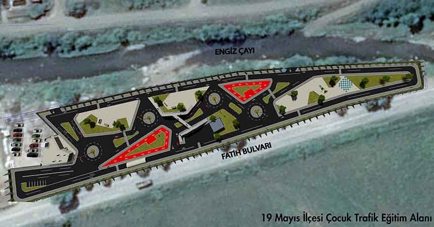 Çocukların trafik bilinci bu pistte gelişecek