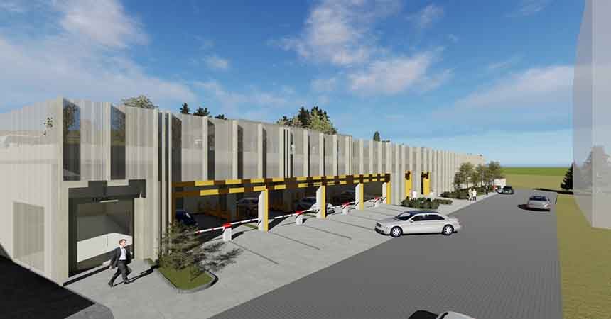 Havza Mekanik Otoparkı’nın yüzde 82'si bitti Havza Mekanik Otoparkı’nın yüzde 82'si bitti