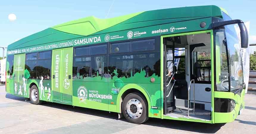 İlklerin şehrine elektrikli otobüs