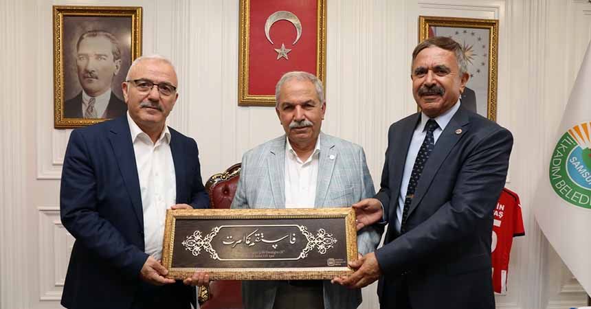 Belediye Başkanları Birliği'nden Demirtaş'a teşekkür Belediye Başkanları Birliği'nden Demirtaş'a teşekkür