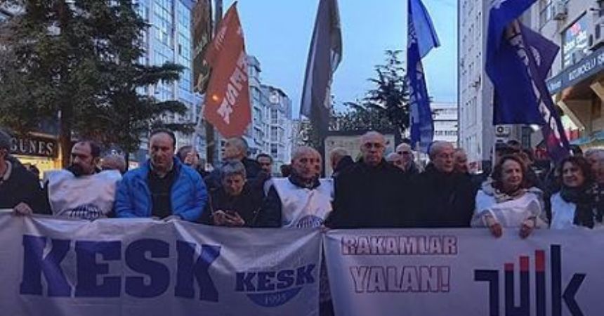 Kamu emekçilerinden ekonomi protestosu