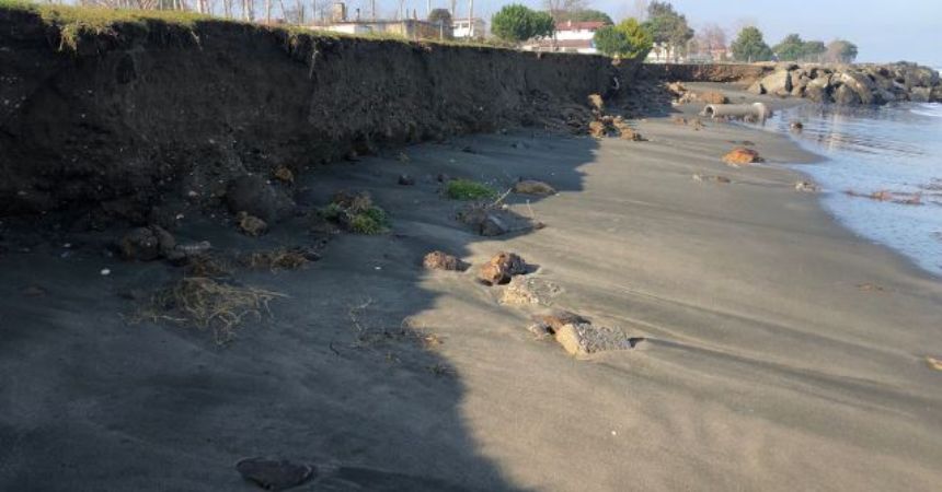 Samsun sahili yok oluyor