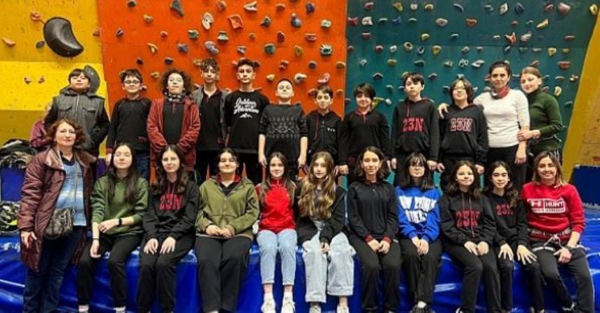 Öğrenciler sporla iç içe 