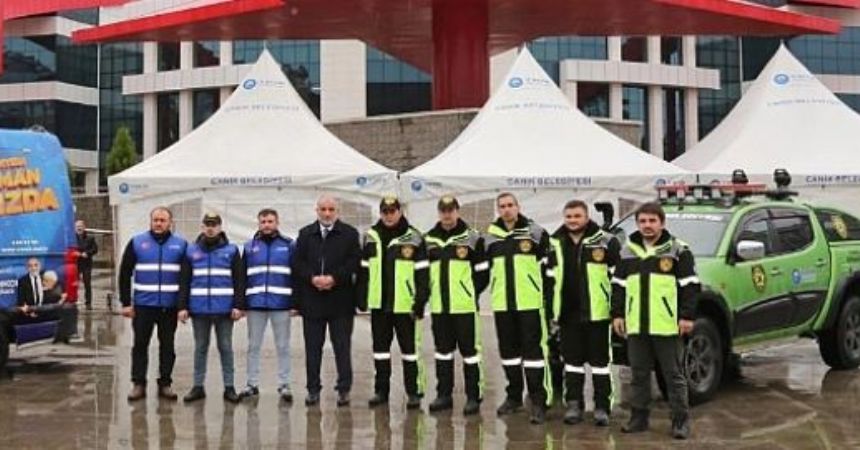 Canik'in kurtarma ekibi yolda