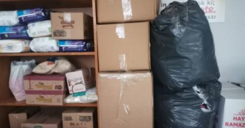 Tekkeköy'den yardım köprüsü