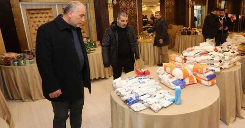 Canik'te destek market