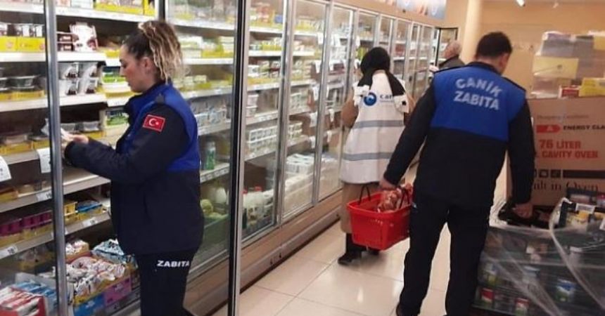 Canik'te market ve pazar denetimi